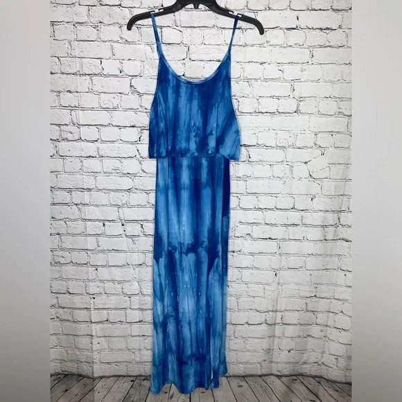 Dresses | 5th Love Medium Blue Maxi Dress | Poshmark